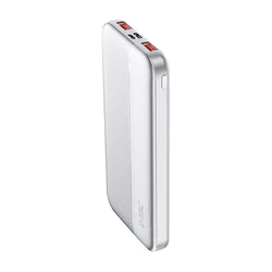 V-TAC Powerbank 10000 mAh ātrais lādētājs, balts