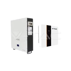 V-TAC Solcellsaggregat 5kW batteri + hybridväxelriktare