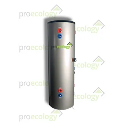 Varmtvandsbeholder 200l / buffer 100l, Kombinationsbeholder i rustfrit stål