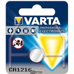 Varta akkumulátor elektronika CR1216 1 db.