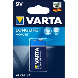 Varta LongLife Power baterija 9V blok 50 kos.
