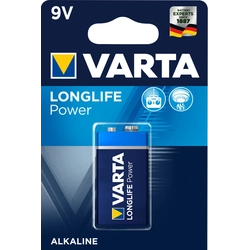 Varta LongLife Power Batteri 9V Block 50 st.