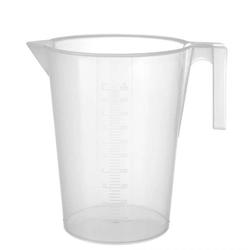 Vaso medidor apilable de polipropileno, diámetro. 172x(H)241 mm