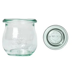 Vaso tulipano 75 ml con coperchio - conf. 12 pz