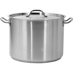 VASOARE MEDIU CU CAPAC DE OȚEL INOX 40x30CM 37,7L