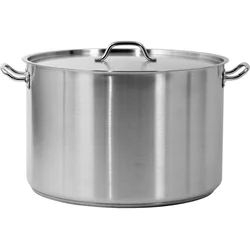 VASOARE MEDIU CU CAPAC DE OȚEL INOX 50x32CM 62,8L