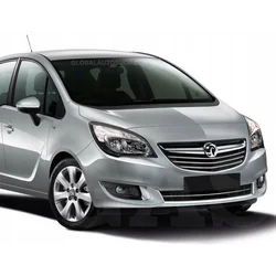 Vauxhall Meriva - Afinação de manequins de pára-choques com tiras cromadas