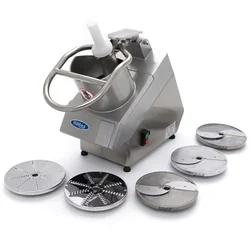 Vegetable cutter large opening - up to 450 kg/h - with 5 cutting discs