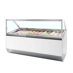 Ventilated display cooler for scoop ice cream MILLENNIUM ST24