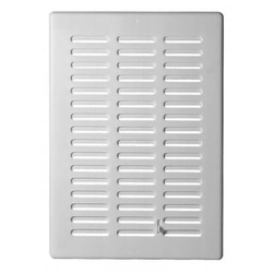Ventilation grille with blinds AWENTA 14x21 T06 white