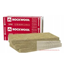 Ventirock Super 100mm lana di roccia, lambda 0.033, pack= 2,4 m2 LANA DI ROCCIA