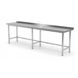 Verstärkter Wandtisch ohne Regal 2000 x 700 x 850 mm POLGAST 102207-6 102207-6