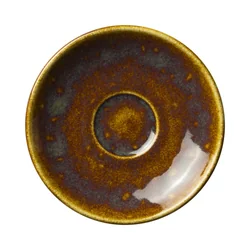 Vesuvius Amber saucer 125 mm