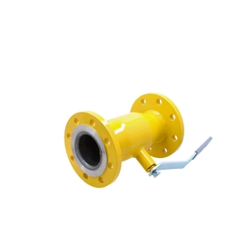 VEXVE ball valve for gas,DN80 PN16 flanged, reduced bore