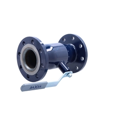 VEXVE ball valve for water to 200C, DN80 PN16 flanged, reduced bore