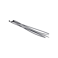 vezica za kabel CV-370 HW (380x7,6mm) (UV) crna