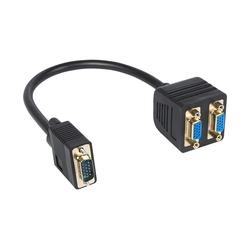 VGA-jakaja VGA PLUG - 2 SOCKETS