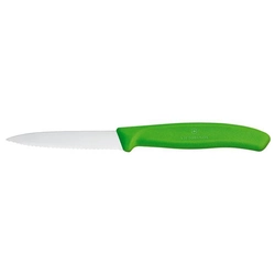 Victorinox Swiss Classic Назъбен нож за зеленчуци 80mm зелен