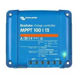 Victron Energy BlueSolar MPPT 100/15 įkrovimo valdiklis