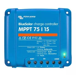 Victron Energy certificat de validation BlueSolar MPPT 75/15