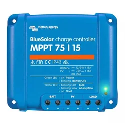 Victron Energy Įkrovimo valdiklis BlueSolar MPPT 75/15
