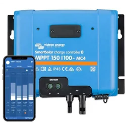 Victron Energy SmartSolar MPPT 150/100-MC4 VE. Įkrovimo valdiklis (12/24/36/48V)