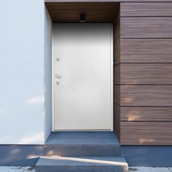 vidaXL Aluminum Exterior Door White 90 x 200 cm