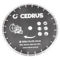 Відрізний диск Cedrus Cutter CEDPC350 720149