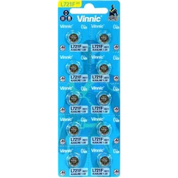 Vinnic VINNIC šarminės mygtukų baterijos MINI G11/AG11/LR58 BLISTER 10 PCS L721F