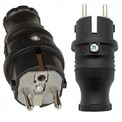 VIPLAST Hermetic Rubber Plug 2P+ WITH IP44 230V