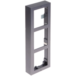 Visible mounting frame, 3 modules, for modular Intercom - HIKVISION