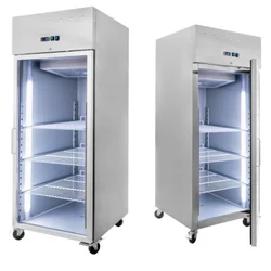 Vitrina de vidro para gabinete de refrigeração 537l Aisi304 68x85x199 Chnc113