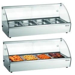 Vitrina pentru încălzirea alimentelor 4x 1/3 Gn Bartscher 305058