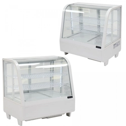 Vitrine de resfriamento para biscoitos sanduíche, vitrificados 100l 68x45x67 Branco Yato Yg-05021