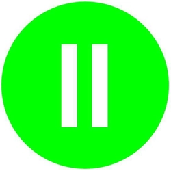Вложка на бутон Eaton 22mm плосък зелен със символ START II M22-XD-G-X2 (218168)