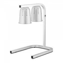 Voedselverwarmingslamp - verstelbare hoogte - Royal Catering - 2 lampen - aluminium ROYAL CATERING 10012030 RCPWB-500I