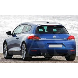 Volkswagen Scirocco - Afinação de manequins de pára-choques com grade cromada