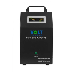 VOLT POLSKA SINUS-USV 1000 + BATTERIE 45AH (700/1000W) UPS 3SR900WA45