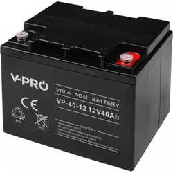 Volt VOLT AGM VPRO BATTERY 12V 40 Ah VRLA MAINTENANCE-FREE