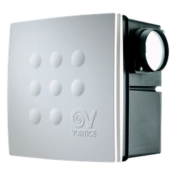 Vortice Quadro MEDIO I radiālais ventilators vannas istabai, kas iebūvējams griestos