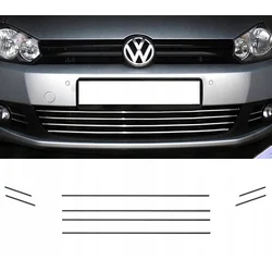 VW GOLF VI 6 - CHROME GRILL strips, dummy Tuning