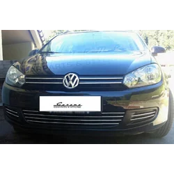 VW GOLF VI 6 - KROM GRILL-lister UDEN HALOGEN