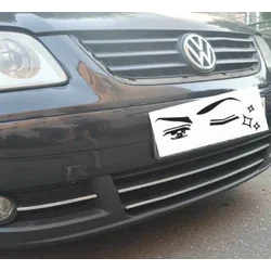 VW TOURAN I - lamele CROMATE pe manechinul GRILL Tuning