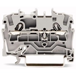 Wago Doorvoerconnector 2-przewodowa voor Ex e II toepassingen grijs 24/32A - 2002-1201