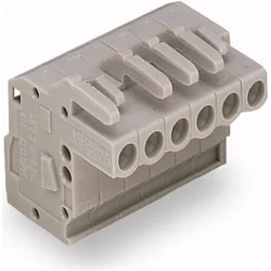 Wago MCS-MIDI Classic socket hoekig 8-biegunowe grijs raster 5mm (232-108/026-000)