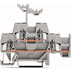 Wago Złączka szynowa 2-piętrowa 2,5mm2 szara (280-520)