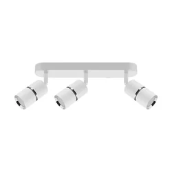 Wall and ceiling luminaire DIOR SPT GU10 3L WHITE/CHROME