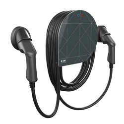 Wall-mounted charging station - wallbox 2 x 22kW e:car WALL kk Anthracite stripes