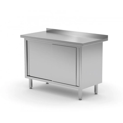 Wall table, cabinet with sliding doors 1000 x 700 x 850 mm POLGAST 127107 127107