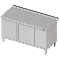 Wall table with cabinet (P), swing doors 1200x700x850 mm